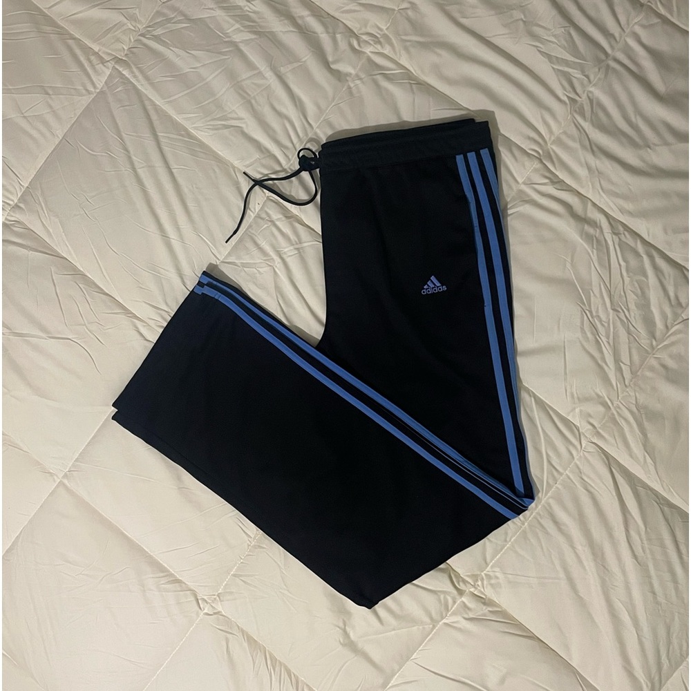 Adidas wide leg sweat pants